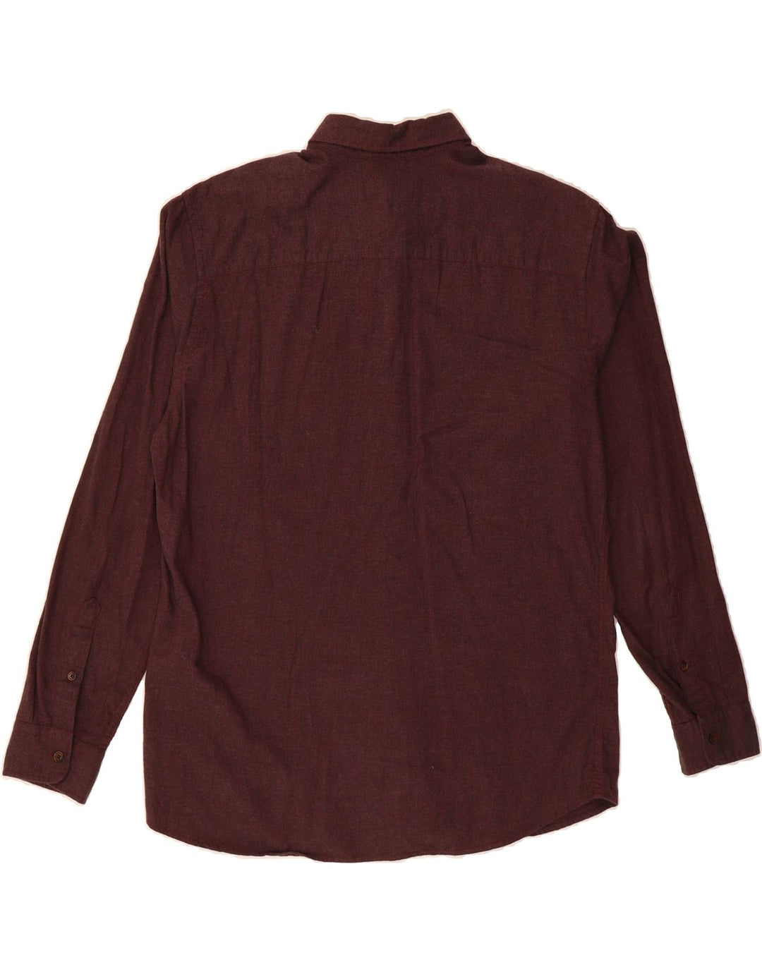 JACK & JONES Mens Shirt XL Burgundy Cotton Vintage Jack & Jones and Second-Hand Jack & Jones from Messina Hembry 