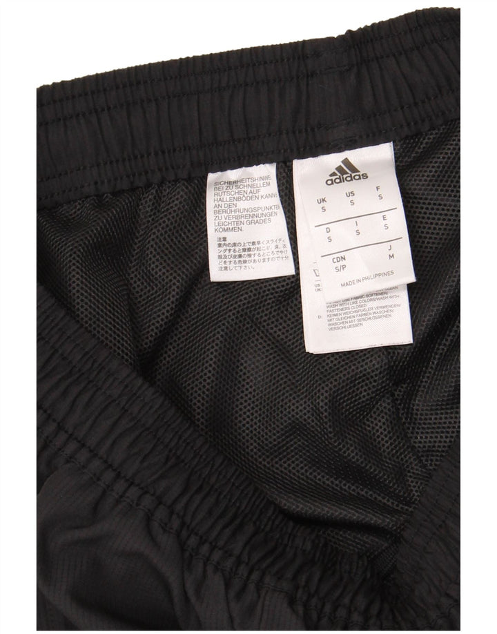 Adidas Mens Climalite Chándal Pantalones Pequeños Negro Poliéster