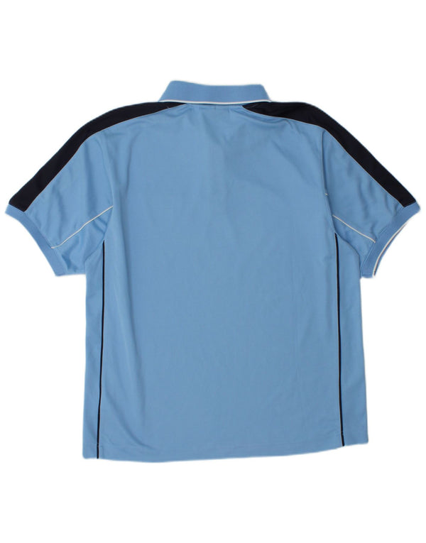 Lotto Polo para hombre ES 36/38 Small Azul Colorblock Poliéster