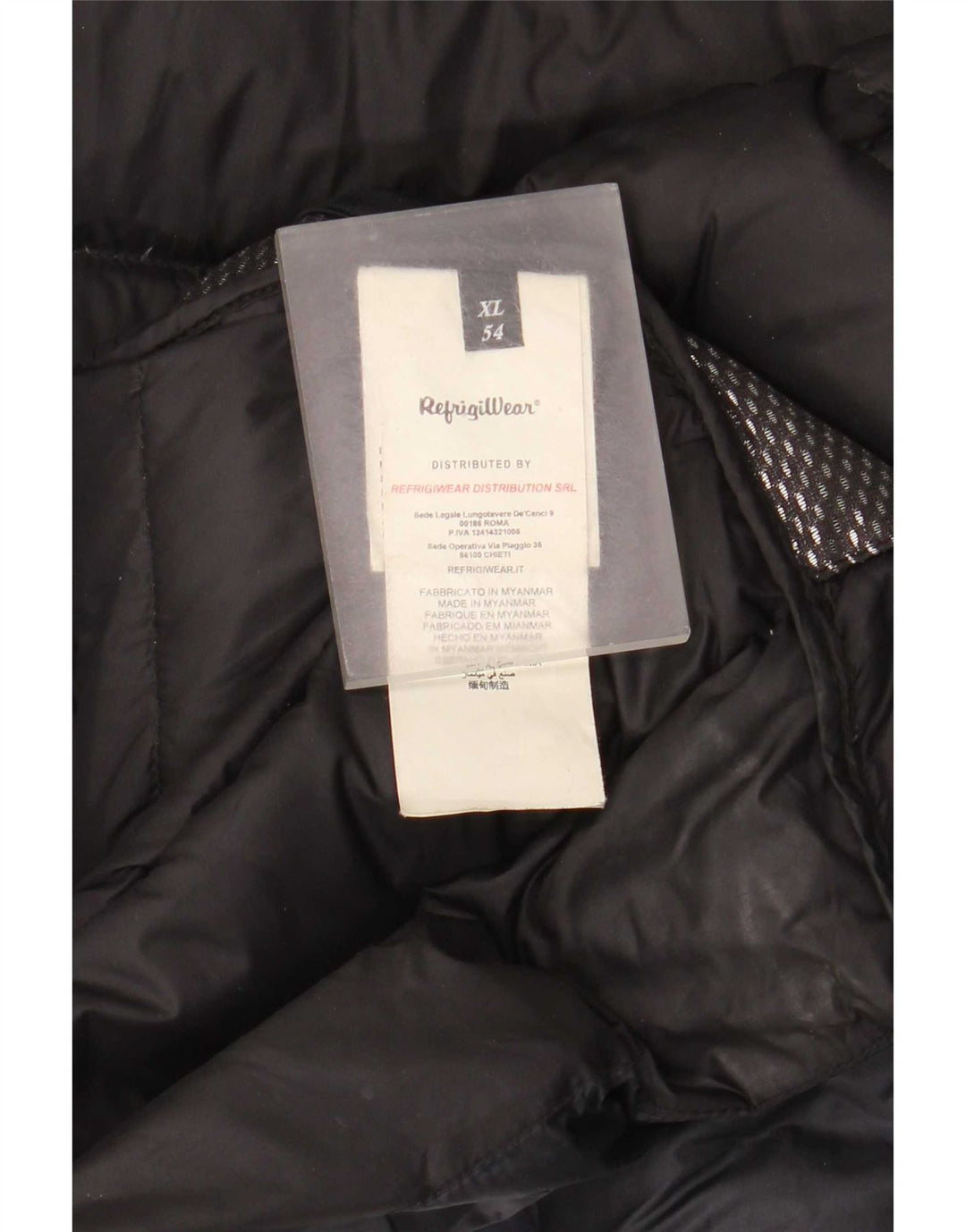 Refrigiwear Chaqueta Acolchada Hombre IT 54 XL Poliamida Azul Marino