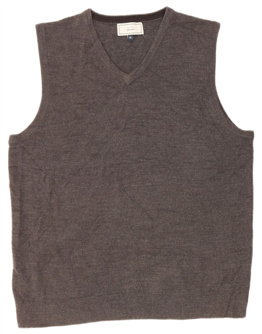 John Lewis - Camiseta sin mangas para hombre, talla XL, acrílico gris