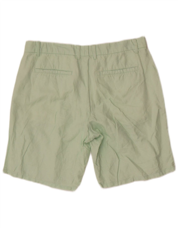 Gap Pantalones cortos chinos caquis para mujer US 6 Medium W32 Lino verde