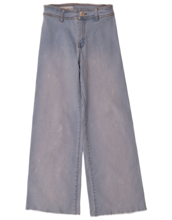 Zara Vaqueros Pierna Ancha Niña 13-14 Años W26 L29 Azul