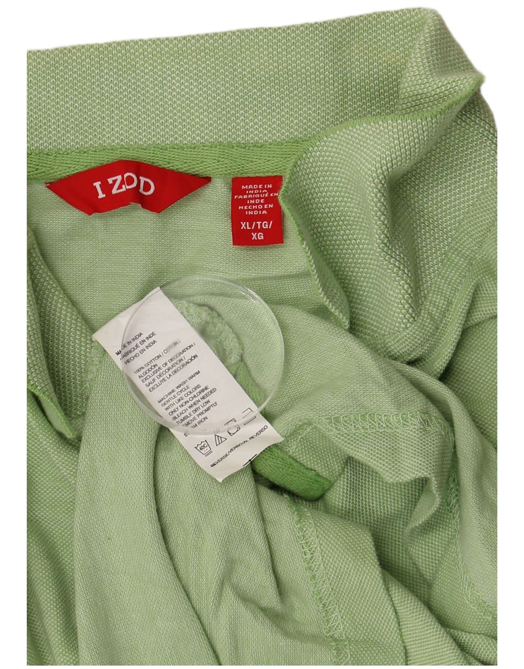 IZOD Polo Hombre XL Algodón Verde