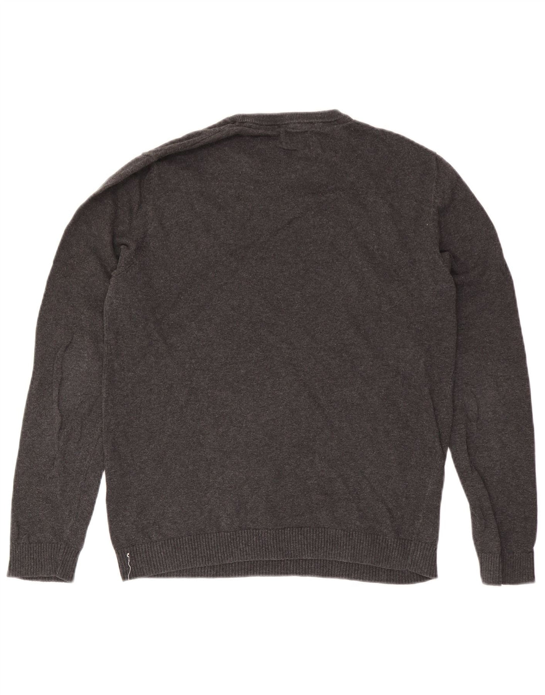 Jersey Jack & Jones Hombre con Cuello Redondo de Algodón Gris Medio