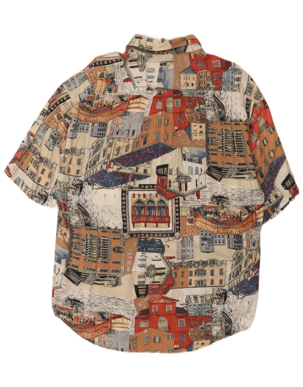 Camisa de manga corta con gráfico vintage para hombre 2XL Multicolor