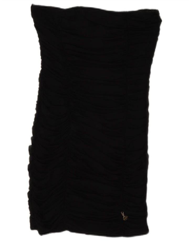 Phard Vestido ajustado sin tirantes para mujer Reino Unido 8 Pequeño Negro