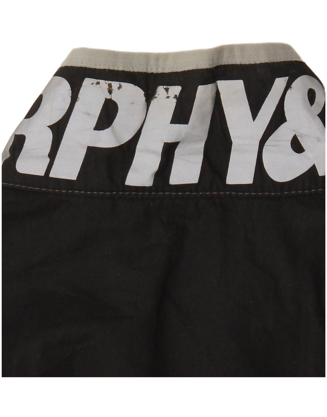 Murphy & Nye Chaqueta Bomber Estampada para Mujer UK 40 XL Algodón Negro