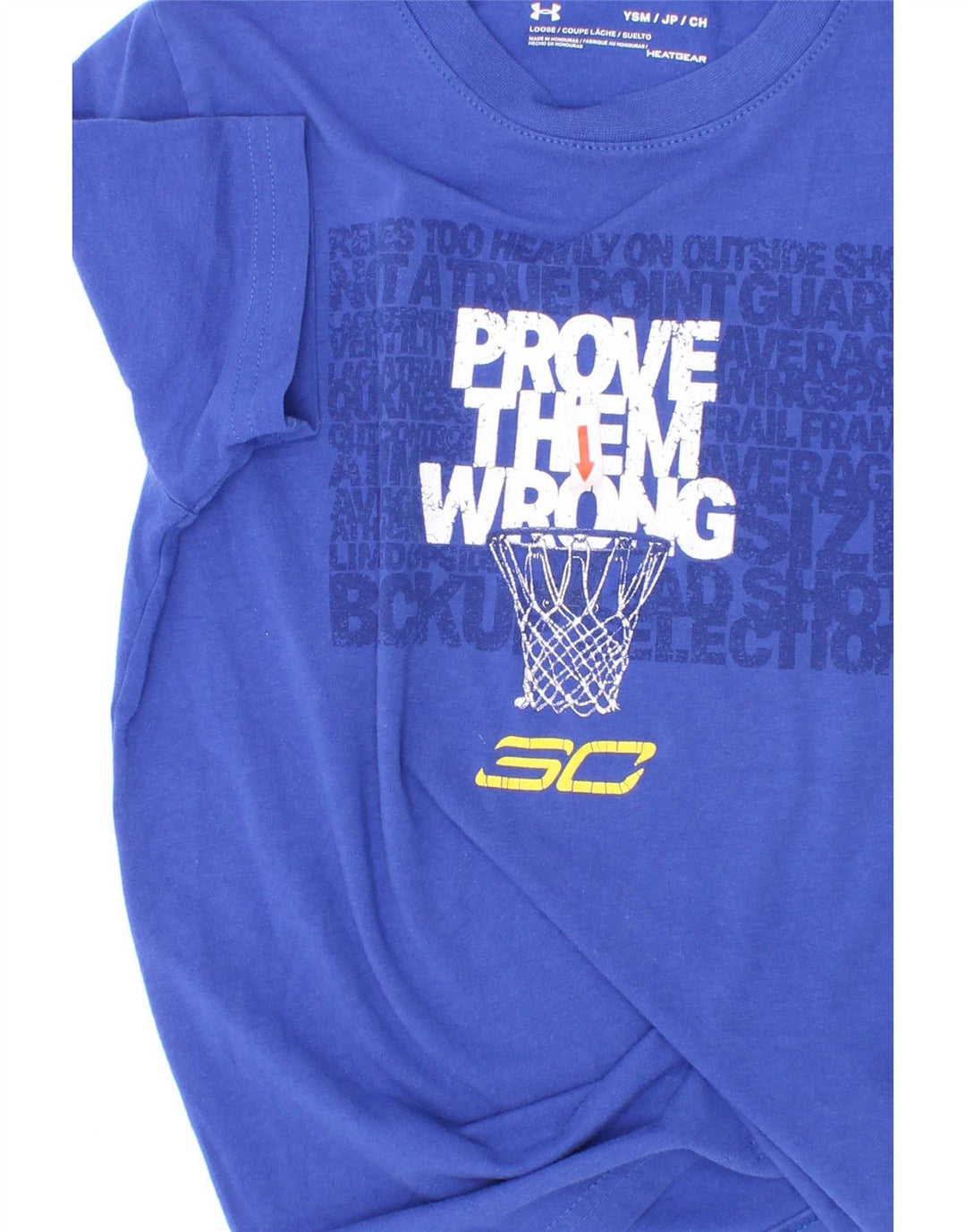 Under Armour Camiseta gráfica para niños 7-8 años Small Azul