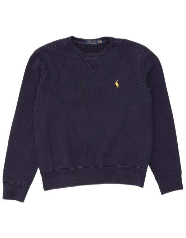Polo Ralph Lauren - Sudadera extragrande para mujer, talla 6, XS, azul marino