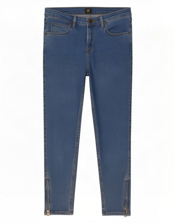 Vaqueros Lee Scarlett Crop Skinny para Mujer W29 L25 Algodón Azul