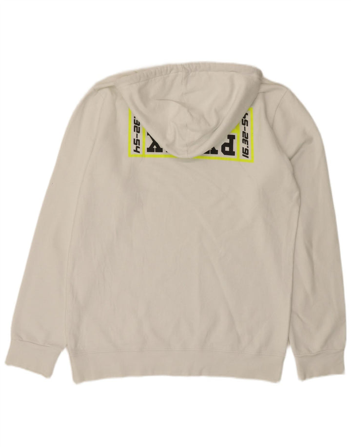 Pyrex - Sudadera con capucha para hombre, talla XL, algodón blanco