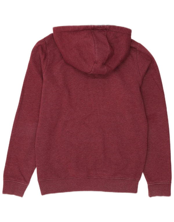 Tommy Hilfiger Hombre Sudadera con Capucha Jumper Medium Borgoña Algodón