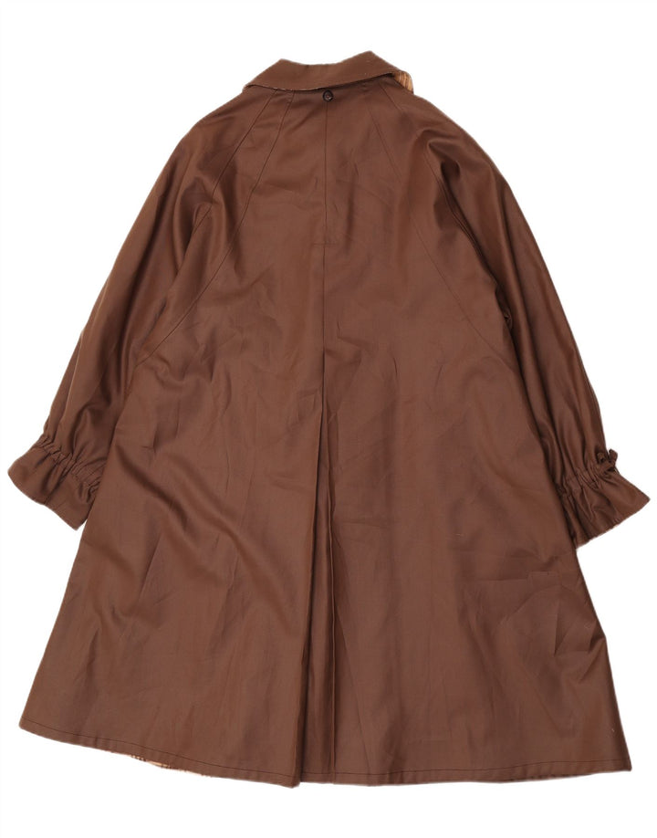 Claude Havrey Gabardina para mujer Reino Unido 44 Grande Poliéster marrón