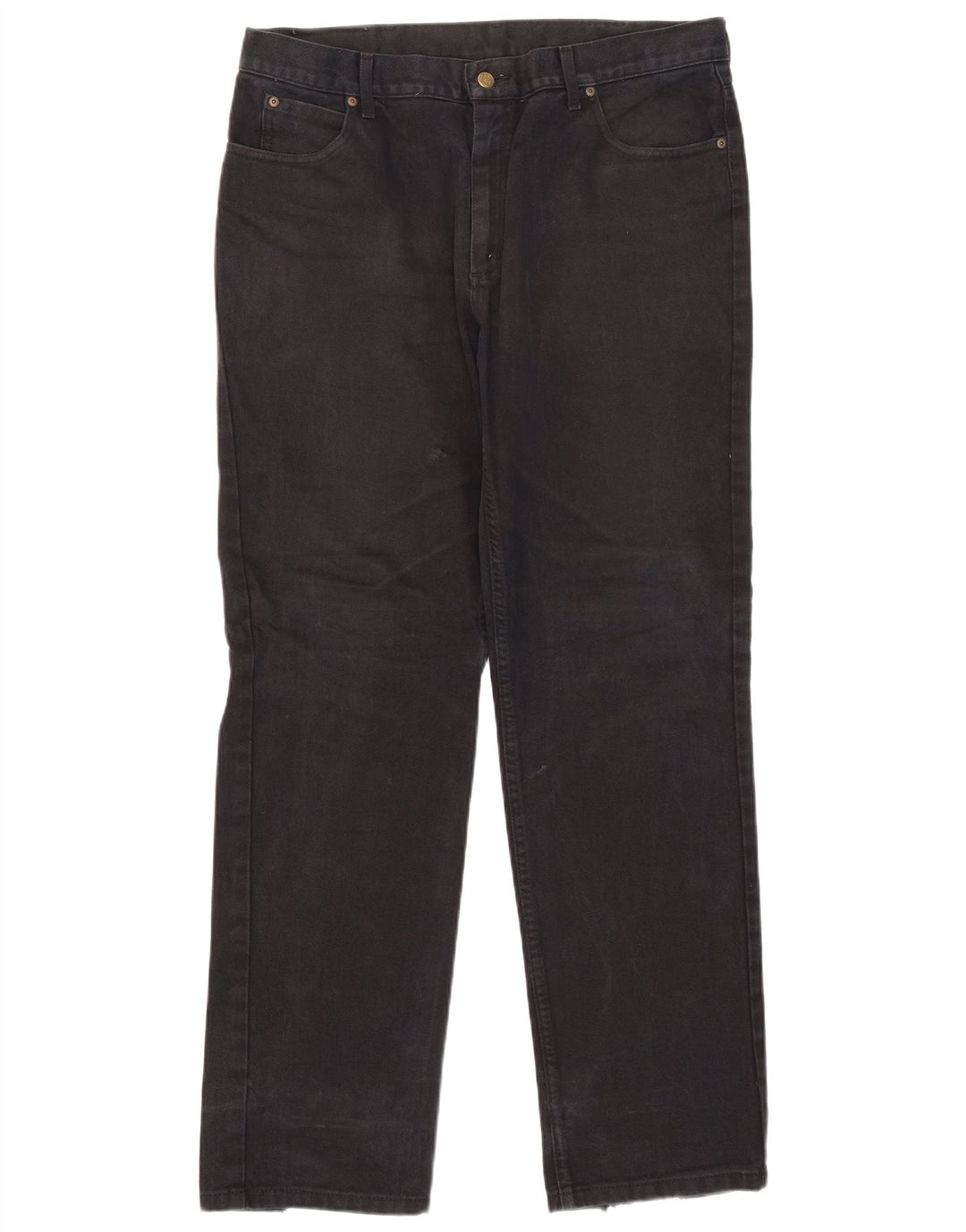 Vaqueros rectos Lee para hombre W38 L34 Algodón negro