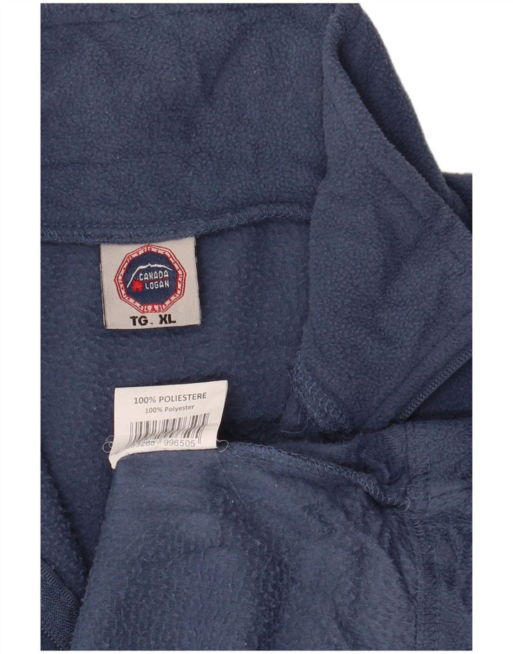 CANADA LOGAN Chaqueta polar para mujer UK 18 XL Azul marino Poliéster