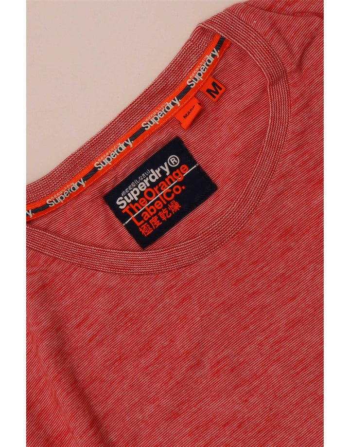 Superdry Camiseta para Hombre Top Medium Rojo Moteado