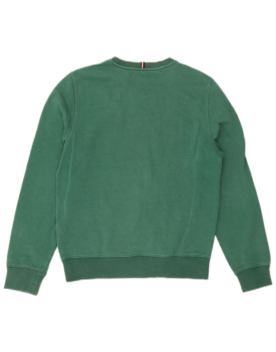 Tommy Hilfiger Hombre Sudadera Gráfica Jumper Small Algodón Verde