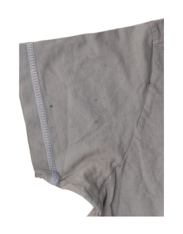 CHAMPION Camiseta gráfica para mujer Top UK 10 Small Azul marino Algodón