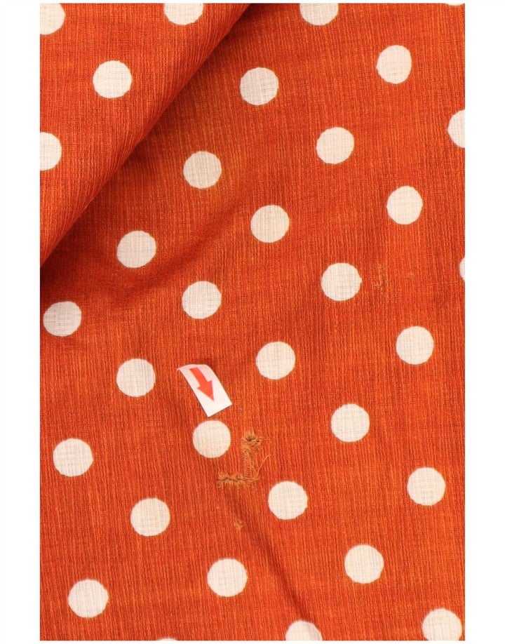 Falda acampanada vintage para mujer W24 XS lunares rojos