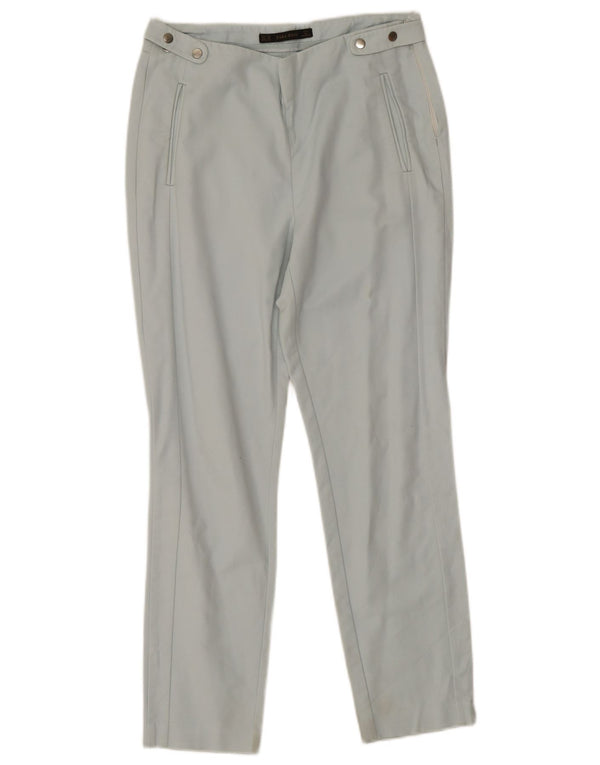 Zara Mujer Pantalones Casuales Slim EU 38 Small W28 L25 Azul