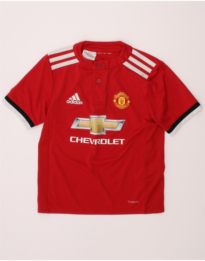 Adidas Camiseta para niño Manchester United Graphic Top 3-4 años Rojo Poliéster
