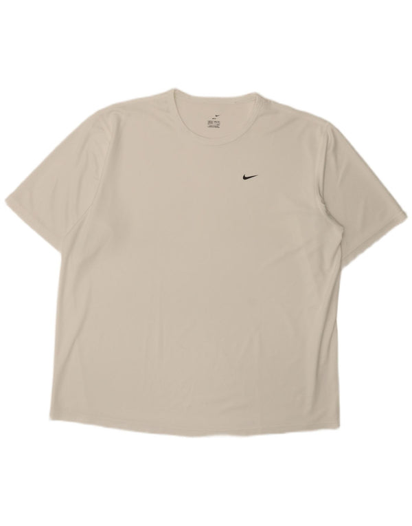 Nike - Camiseta Dri Fit para hombre, talla 2XL, color blanco