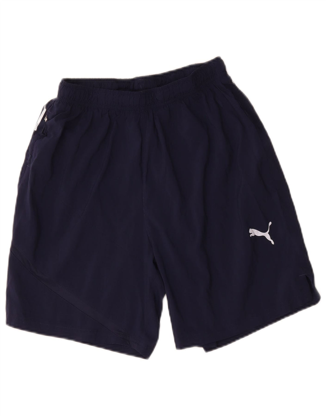 Pantalones cortos deportivos Puma para hombre poliéster azul marino mediano