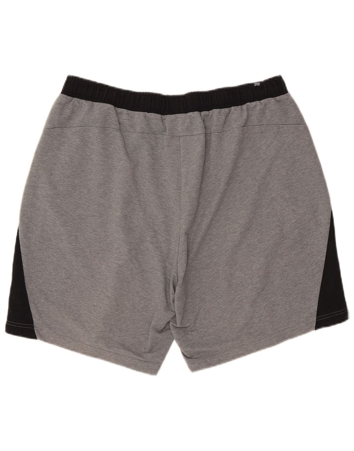 Puma Pantalones cortos deportivos para hombre XL Gris Colorblock
