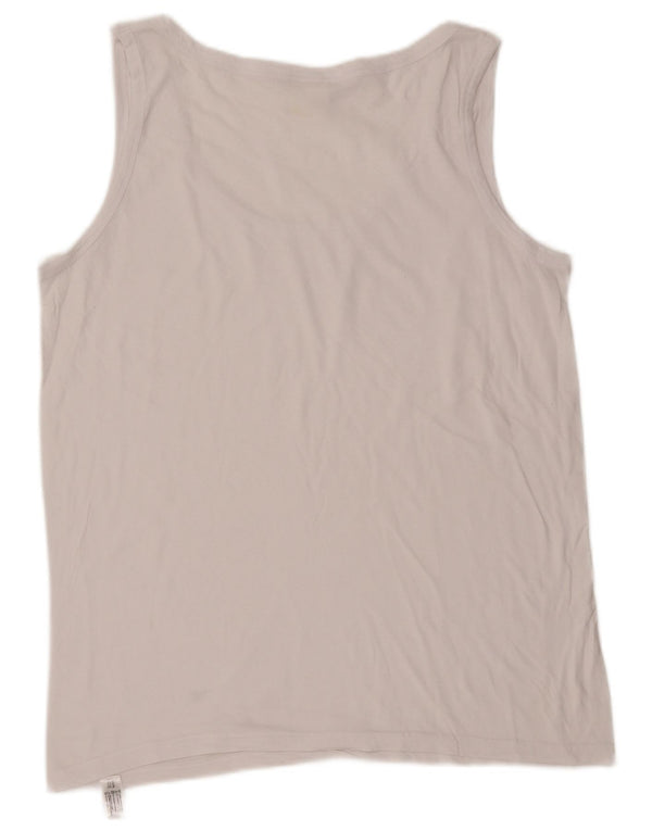 Diadora Hombre Chaleco Top 2XL Blanco Algodón