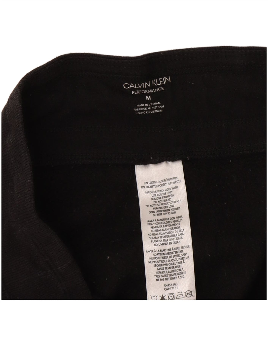 CALVIN KLEIN Pantalones de chándal para mujer Joggers UK 44 Medium Black