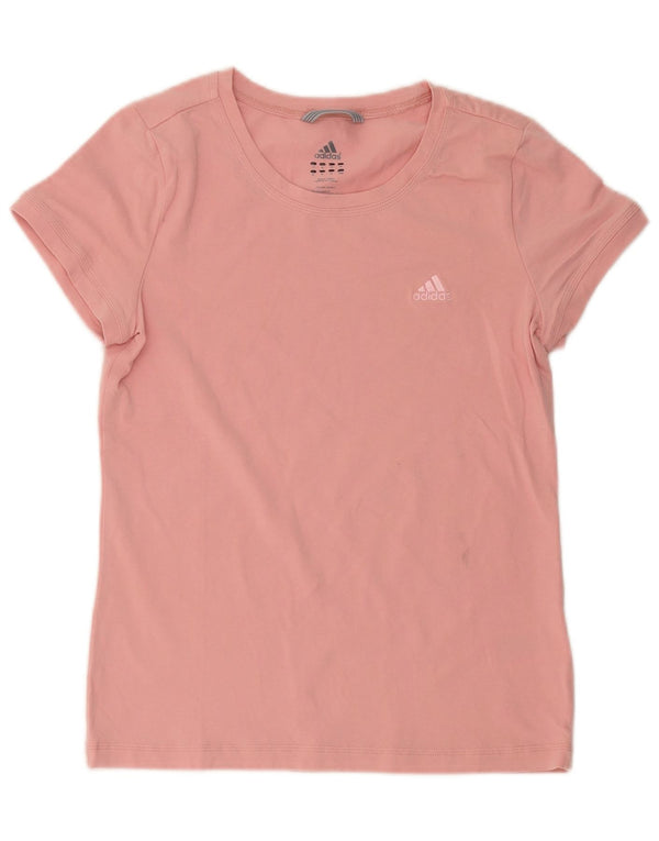 Adidas Camiseta para mujer Top UK 44 Algodón rosa medio