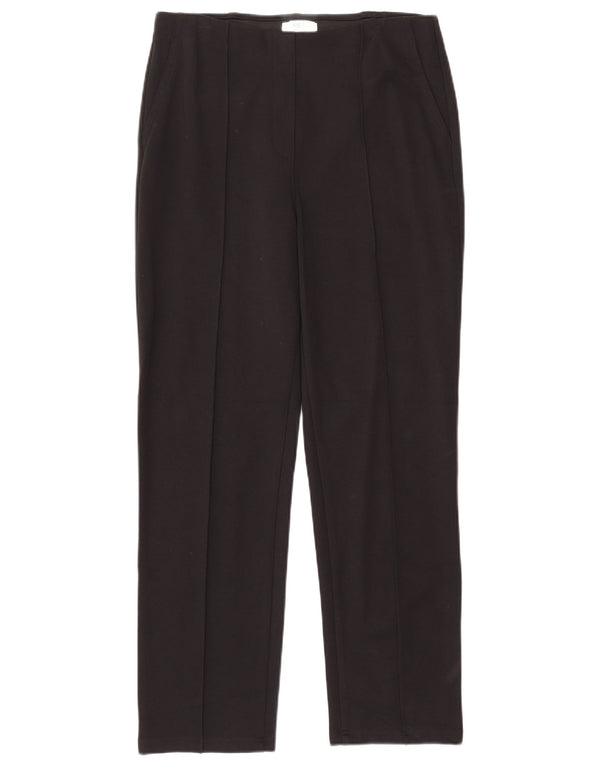 Marks & Spencer Pantalones chinos rectos para mujer UK 40 Large W32 L28 Negro