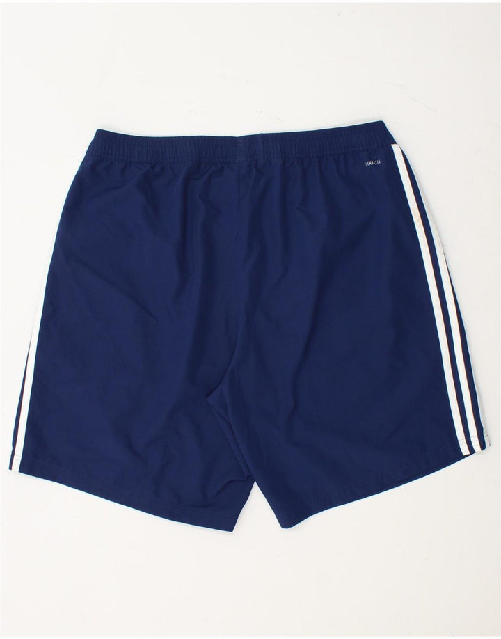 ADIDAS Pantalones cortos deportivos Climalite para hombre XL Poliéster azul marino