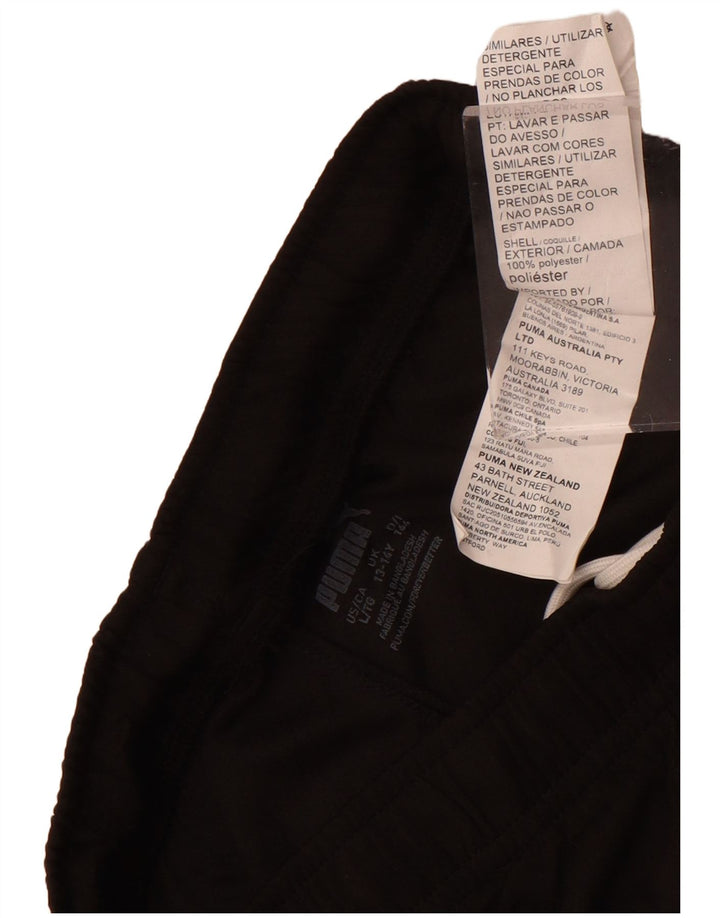 Puma Pantalón Corto Deportivo Niño 13-14 Años Negro Poliéster