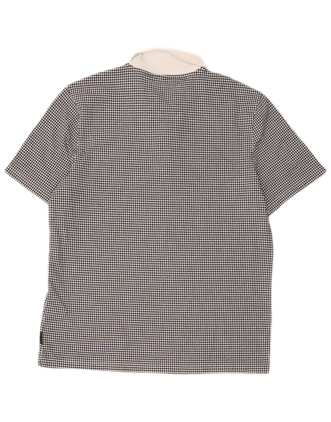 Ted Baker Polo de rugby para hombre talla 4 grande poliéster geométrico negro
