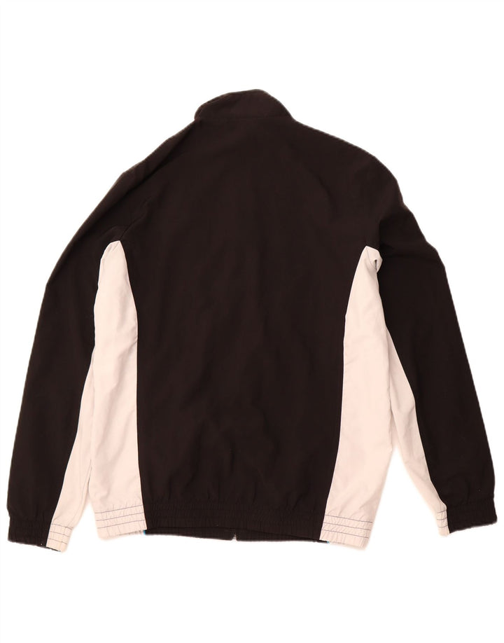 PUMA Chaqueta de chándal con gráfico para niños 15-16 años, color negro