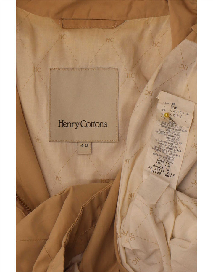 Henry Cottons Chaqueta bomber para hombre IT 48 Algodón beige medio