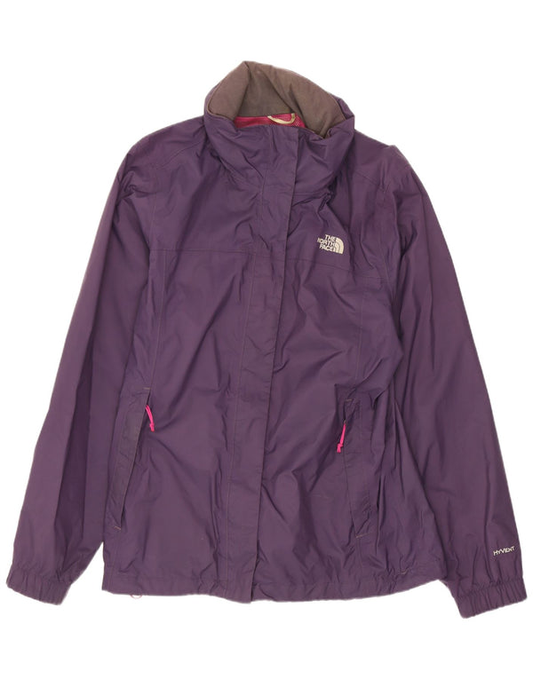The North Face Chaqueta impermeable con capucha para mujer UK 46 Large Nylon morado