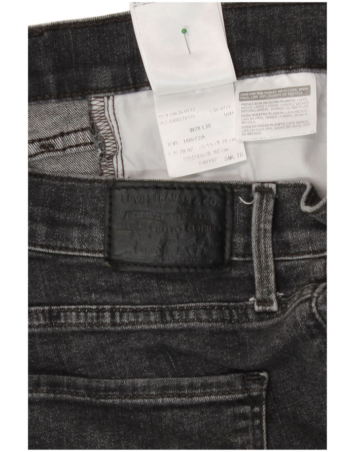 Vaqueros pitillo Levi's para mujer W28 L30 Algodón gris