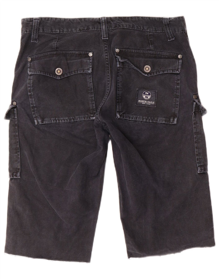 NORTH SAILS Pantalones cortos cargo para hombre IT 48 Medium W34 Pata de gallo azul marino