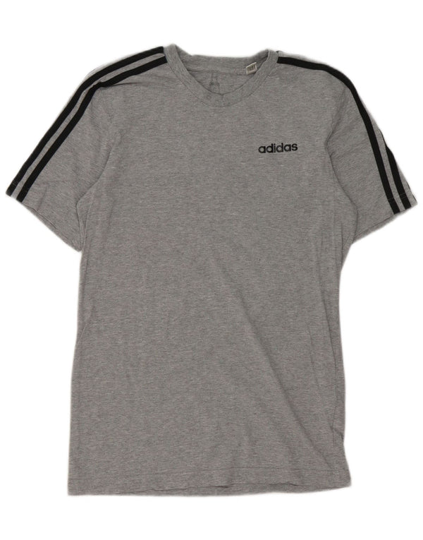 Adidas Hombre Camiseta Top Small Gris Algodón