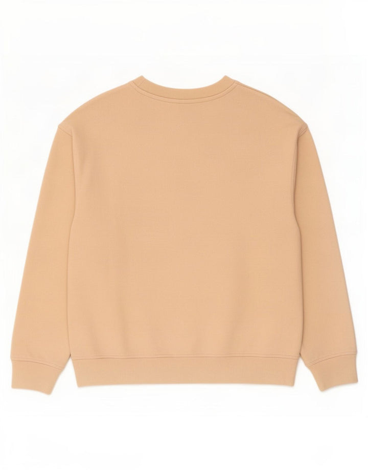 Levi's Sudadera extragrande para mujer, talla 10, algodón beige pequeño
