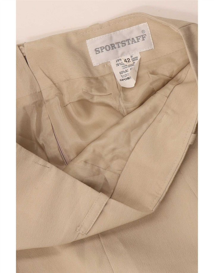 Minifalda para mujer Sport Staff IT 42 Medium W32 Rayón beige