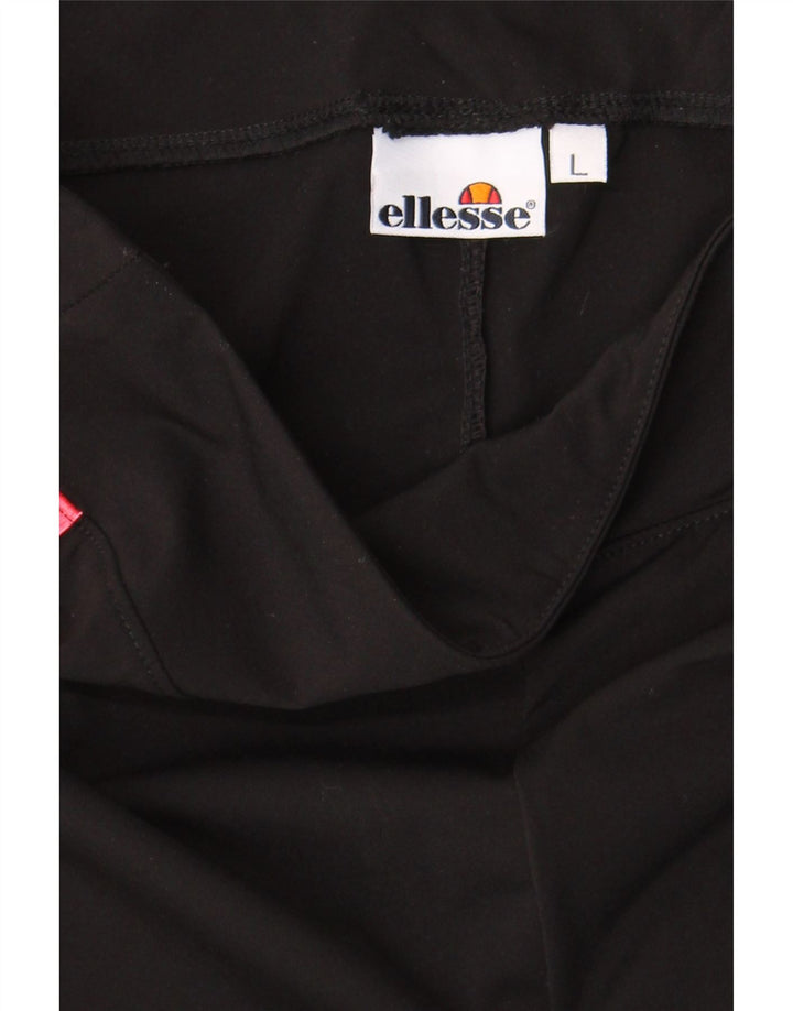 Leggings gráficos para mujer Ellesse UK 44 Large Black Colourblock