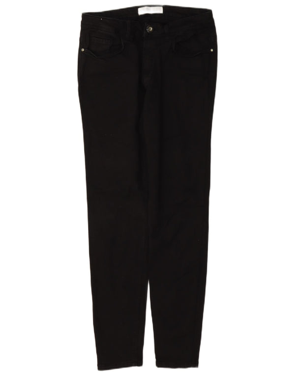 Zara Vaqueros pitillo para mujer EU 38 Small W28 L28 Algodón negro