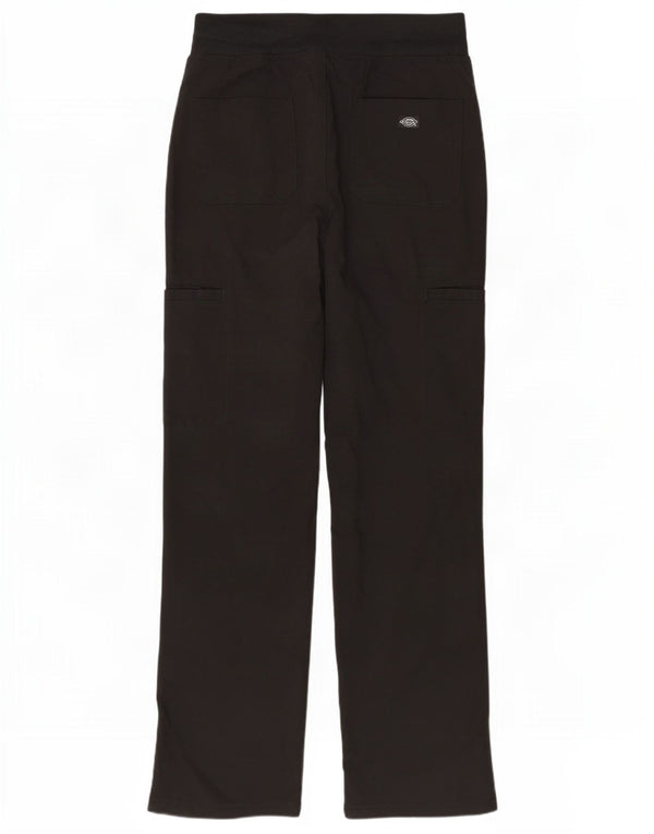 Dickies Pantalones Cargo Regulares Para Mujer Pequeños W26 L30 Poliéster Negro