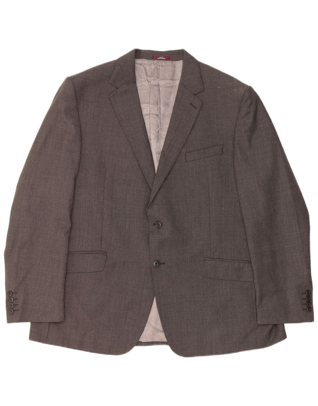 Marks & Spencer Chaqueta tipo blazer con 2 botones y corte regular para hombre UK 46 XL Gris