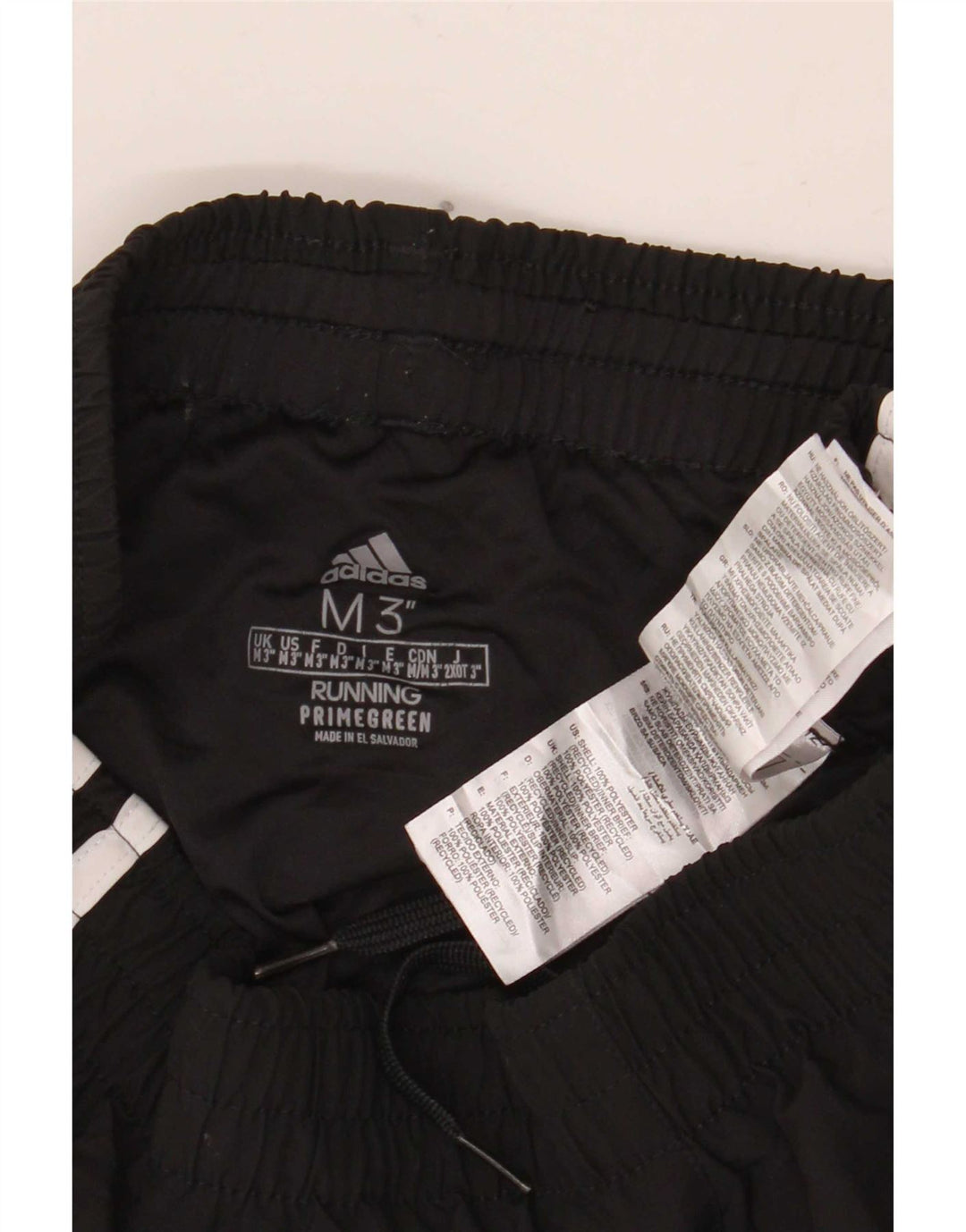 Adidas Pantalones cortos deportivos Primegreen para mujer UK 14 Mediano Negro Poliéster