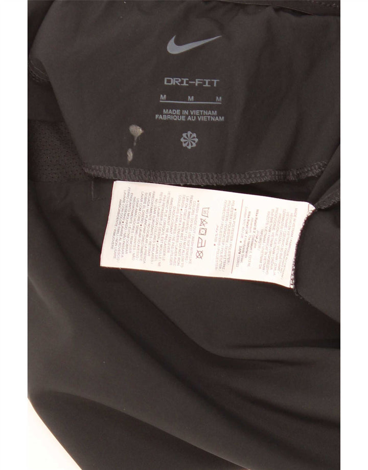 Pantalones cortos deportivos Nike Dri Fit para hombre Poliéster negro mediano